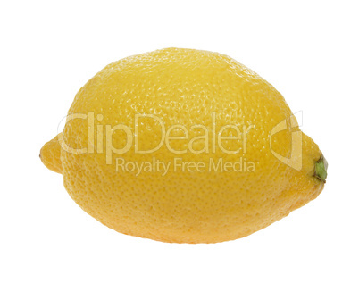Ripe yellow lemon