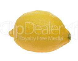 Ripe yellow lemon