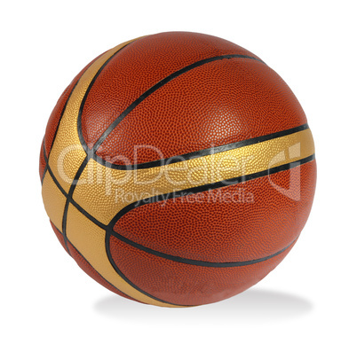 Brown basket-ball ball