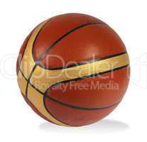 Brown basket-ball ball