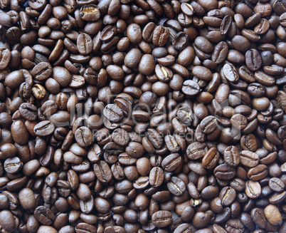 texture of Coffee beans, background