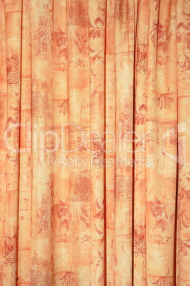 Orange textile flax fabric wickerwork
