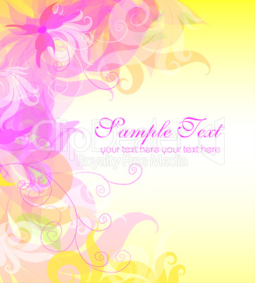 Abstract vector background with place for your text
