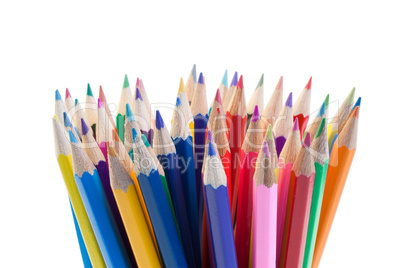 Color pencils gathering