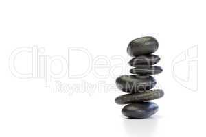 Piled up pebbles