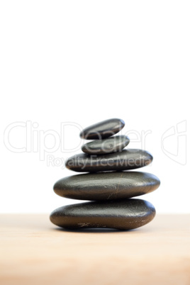 Piled up pebbles