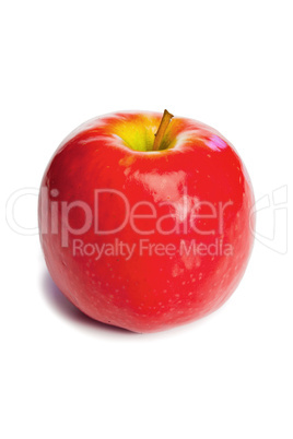 Red apple without its leaf