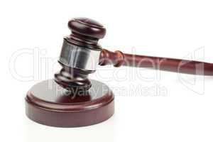 Simple gavel in action