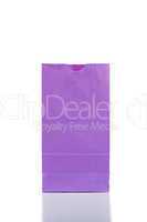 Purple paper bag