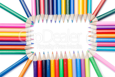 Color pencils rectangle