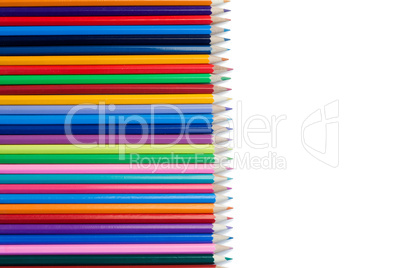 Color pencils horzontal alignment