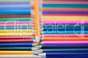 Color pencils lines