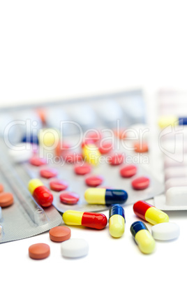 Pills and blister strips