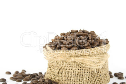 Coffee beans in a bag