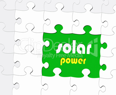Solar Power - Green Energy Concept