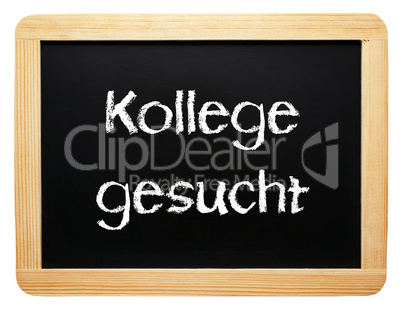 Kollege gesucht - Konzept Arbeit und Beruf