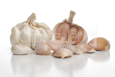 Two garlic