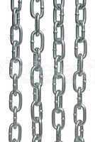 Four steel chains
