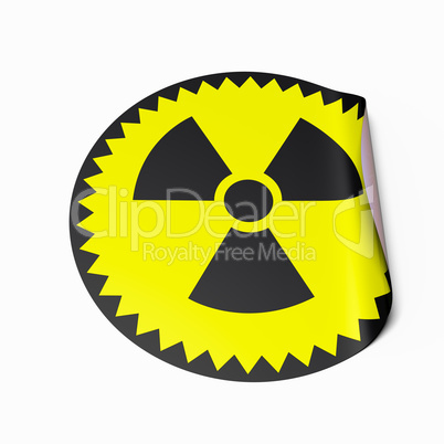 Radioactive Sticker