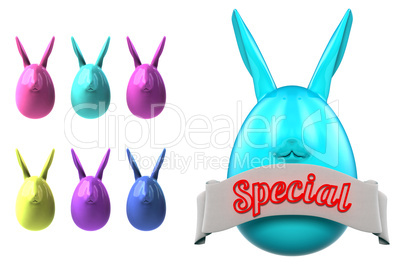 Osterei Osterhase special template