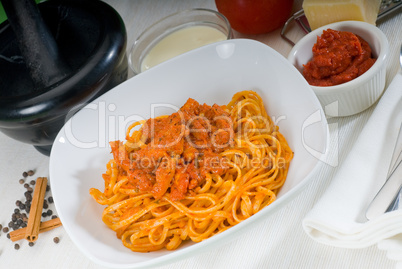 tomato and chicken pasta