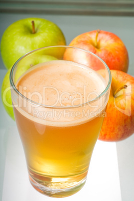 fresh apple juice