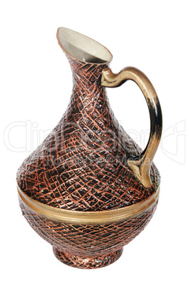 decorative clay vase