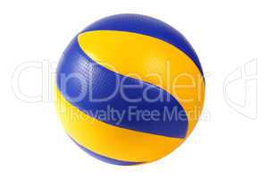 Volley-ball ball on the white background