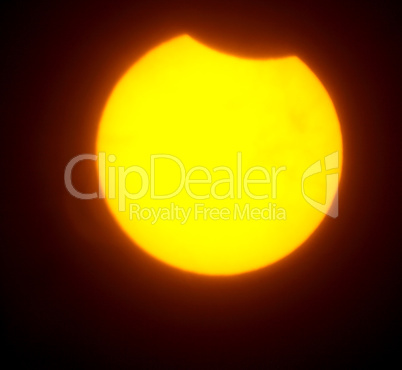 Solar eclipse for a background