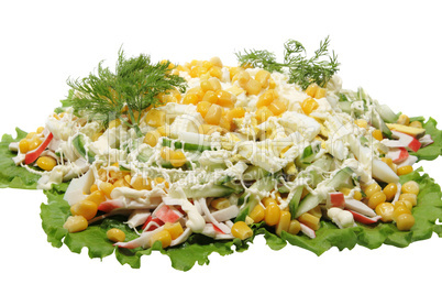 Preparation of salad