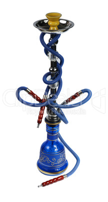 Hookah on the white background