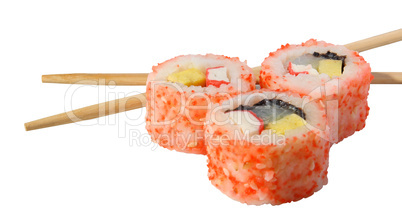 sushi. (isolated)