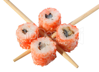 sushi. (isolated)