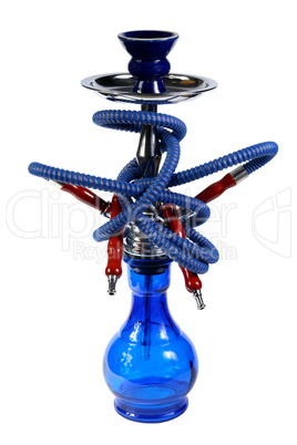 Hookah on the white background