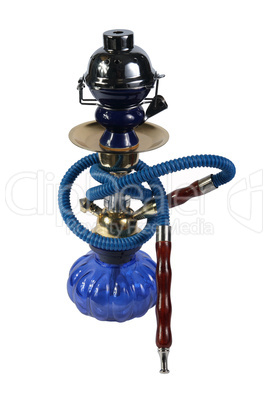 Hookah on the white background
