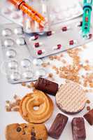 Diabetes, Süßigkeiten und Medikamente 158