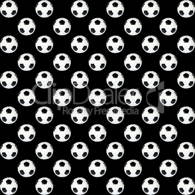 black and white soccer ball