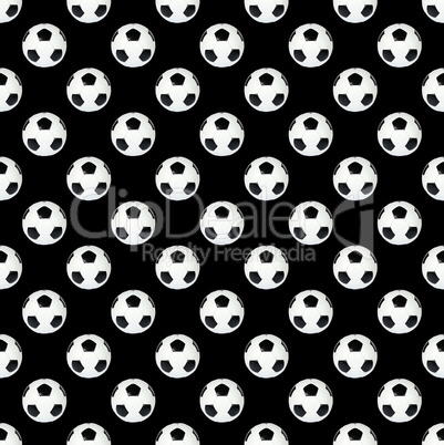 black and white soccer ball