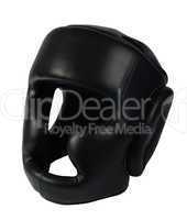 Black boxer helmet
