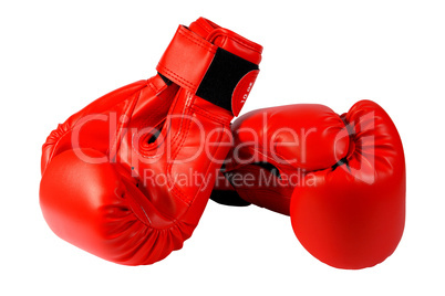 Red boxing-gloves