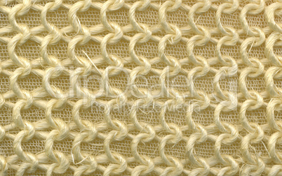 yellow texture of foam rubber macro