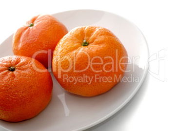 Fresh juicy tangerines