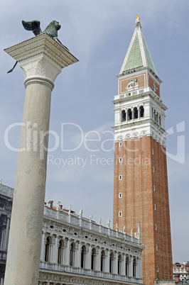 Markusturm,Campanile der Marcuskirche,Venedig