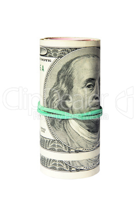 Bank Roll of Hundred Dollar Bills