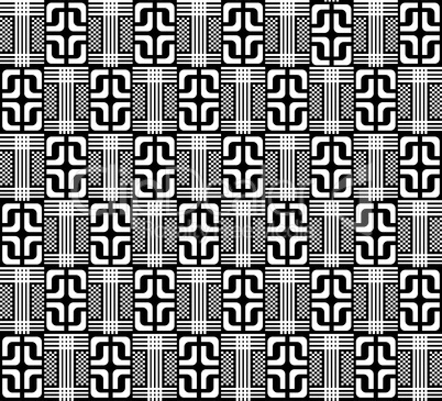 black abstract geometric pattern