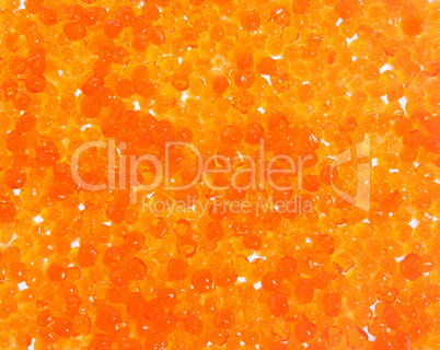 texture of red caviar