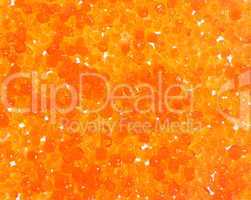 texture of red caviar