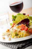 Nahaufnahme von frischen gemischten Salat