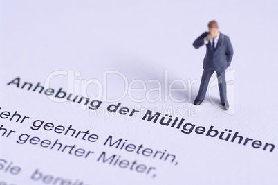 Anhebung der Müllgebühren