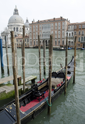 Gondel auf dem Canal Grande, Venedig